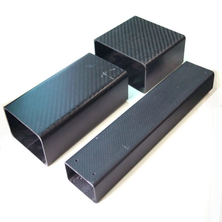 Custom 3k Carbon Fiber Rectangular Tube For Battery Box