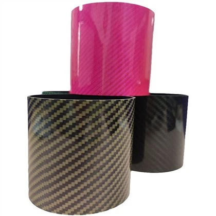 Carbon Fiber Round Colorful Tube